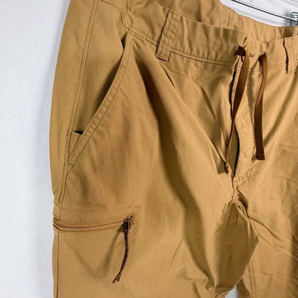 REI Co-op Sahara Path Pants Mens 31x29 Tan Brown Hiking Outdoor Travel Stretch